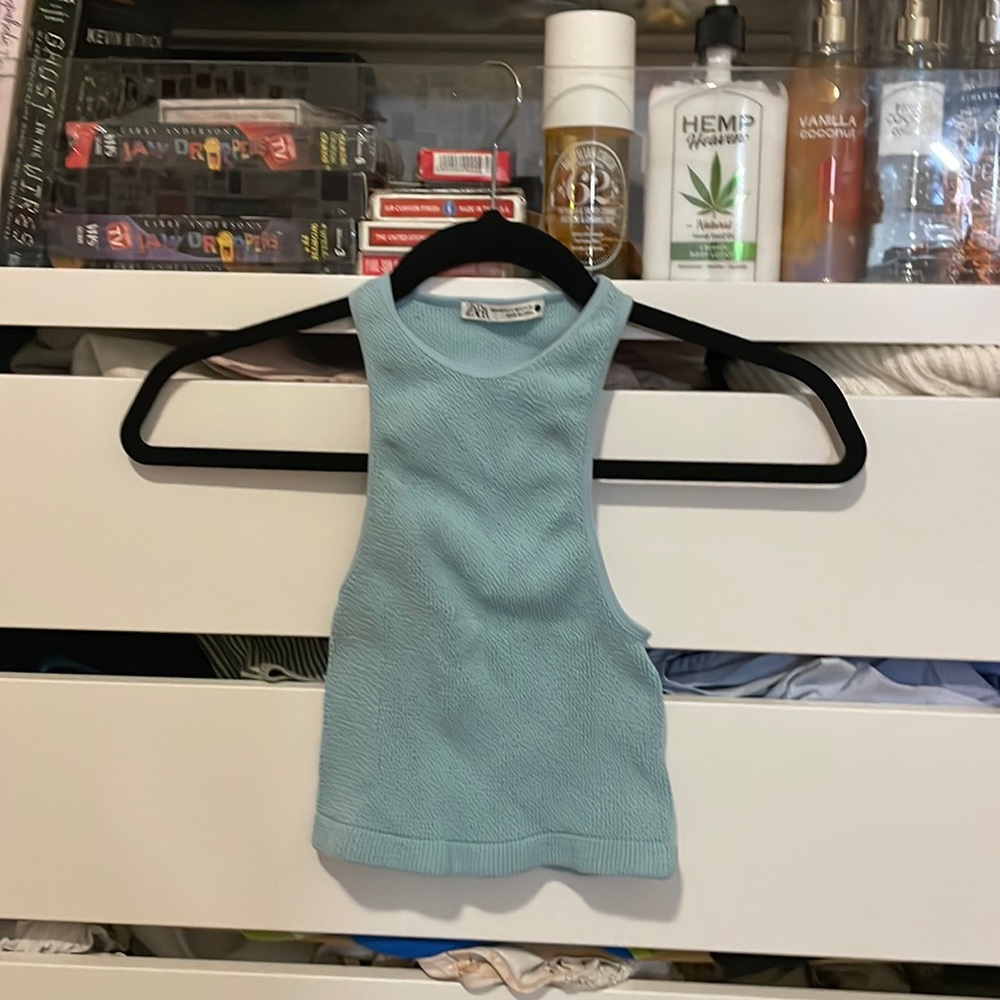 Zara, USA s, mint blue aqua